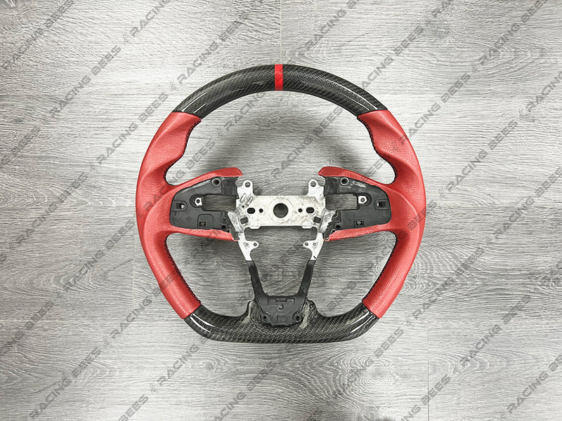 2016+ Honda Civic Steering Wheel R1 Concept Style (Carbon Fiber)