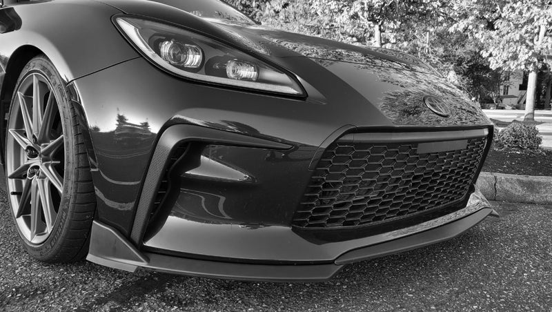 2022+ Toyota GR86 TS Style Front Bumper Lip (BLACK)