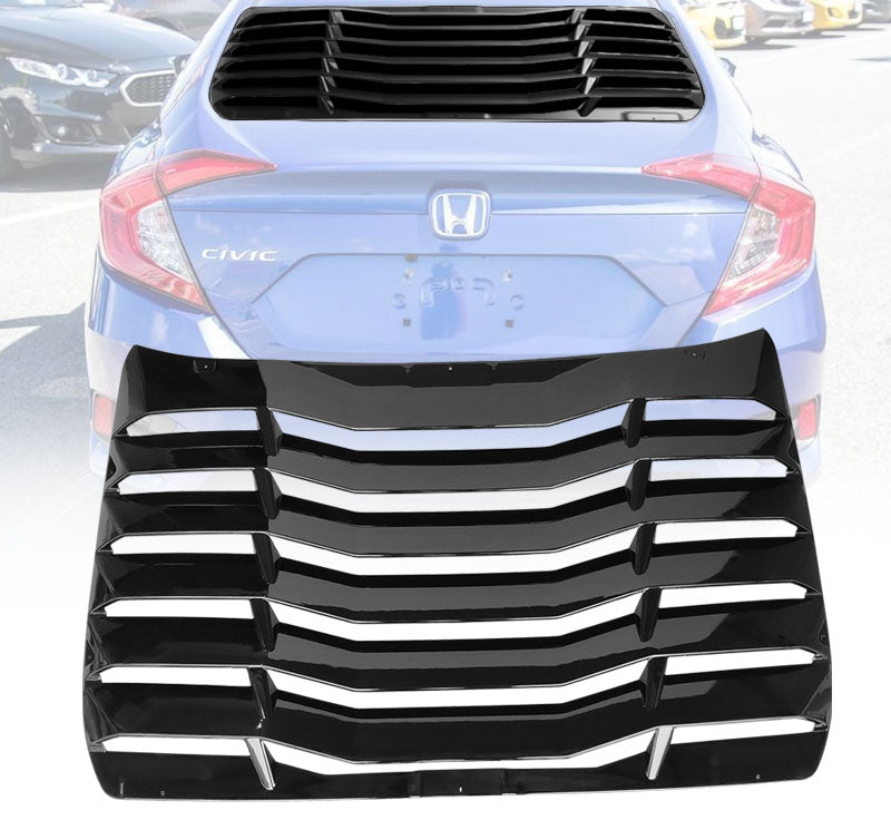 2016-2020 Honda Civic Sedan K Style Rear Windshield Louver
