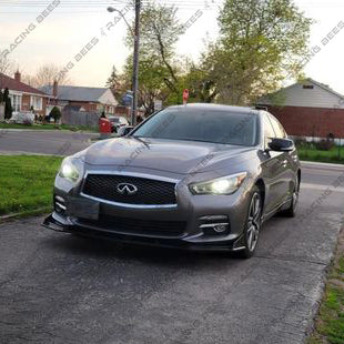 2014-2017 Infiniti Q50 Base ST Style Front Bumper Lip