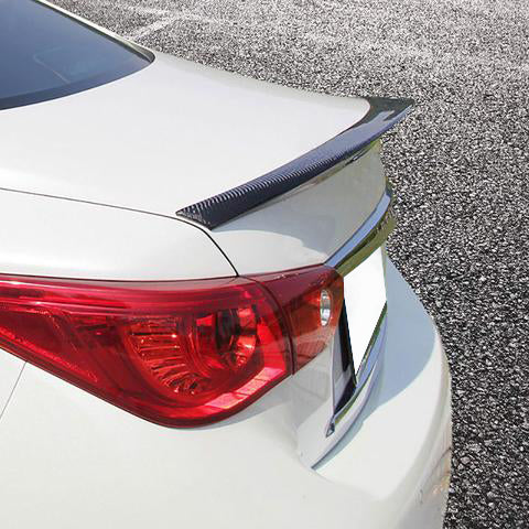 2014-2023 Infiniti Q50 US Style Trunk Spoiler (Carbon Fiber)