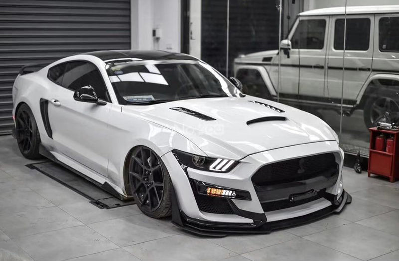 2015-2017 Ford Mustang GT500 Style Front Bumper Conversion