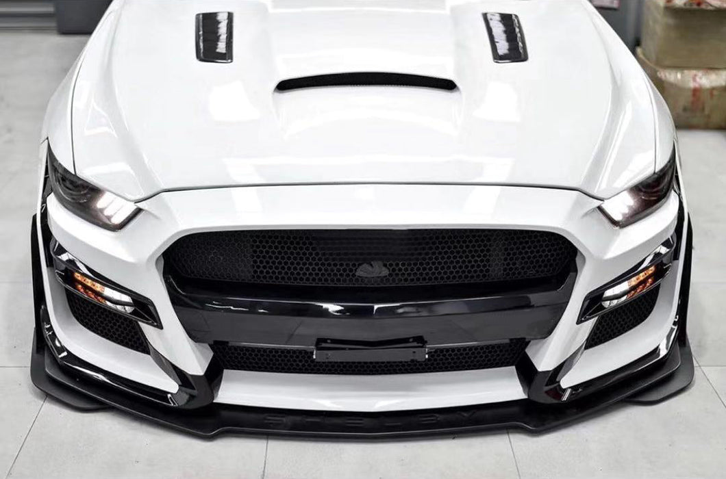 2015-2017 Ford Mustang GT500 Style Front Bumper Conversion