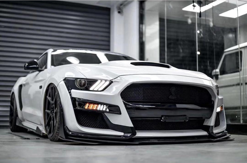 2015-2017 Ford Mustang GT500 Style Front Bumper Conversion