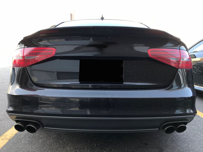 2009-2012 Audi A4 B8 Carbon Fiber Trunk Spoiler CA Style (Carbon Fiber)