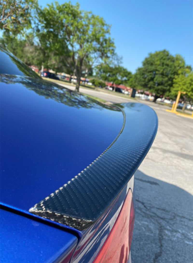2013-2016 Audi S4 B8.5 Carbon Fiber Trunk Spoiler EC Style (Carbon Fiber)