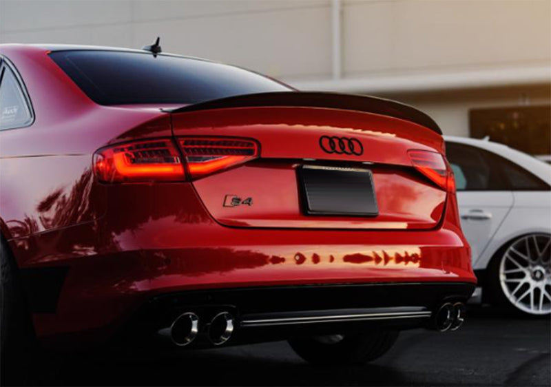 2013-2016 Audi S4 B8.5 Carbon Fiber Trunk Spoiler EC Style (Carbon Fiber)