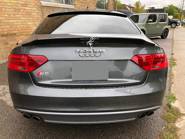 2008-2016 Audi S5 Coupe Carbon Fiber Trunk Spoiler CA Style (Carbon Fiber)