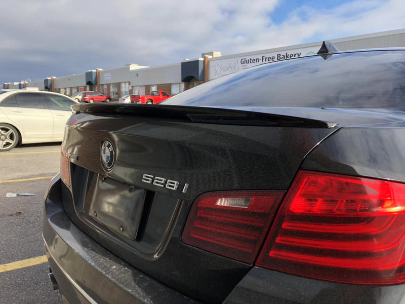 2011-2016 BMW F10 5 Series Trunk Spoiler Performance Style (Black)