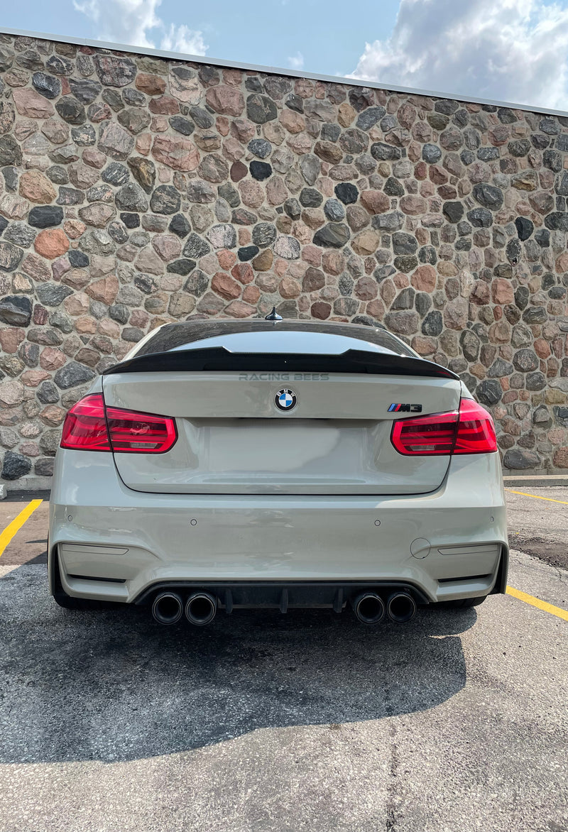 2012-2018 BMW F30/F80 3 Series/M3 Trunk Spoiler PSM Style (Carbon Fiber)