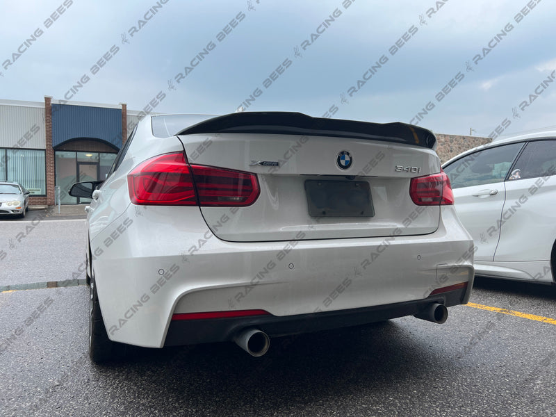 2012-2018 BMW F30/F80 3 Series/M3 Trunk Spoiler PSM Style (Black)