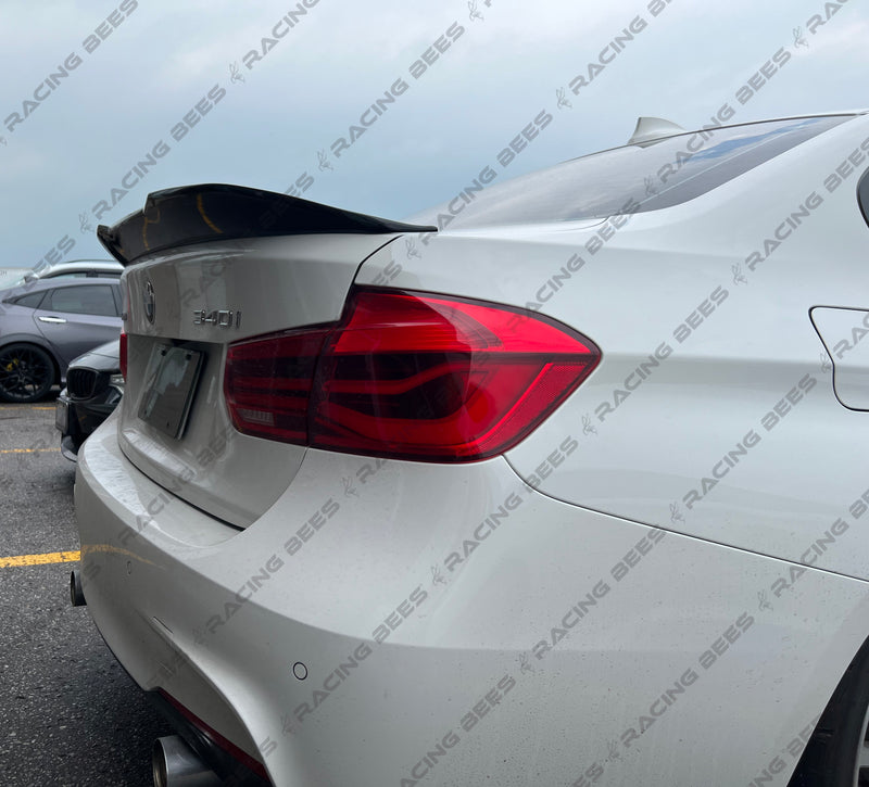 2012-2018 BMW F30/F80 3 Series/M3 Trunk Spoiler PSM Style (Black)