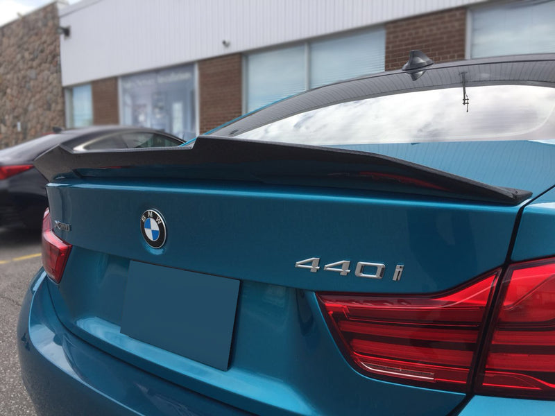2014-2018 BMW F32 4 Series Trunk Spoiler PSM Style (Carbon Fiber)