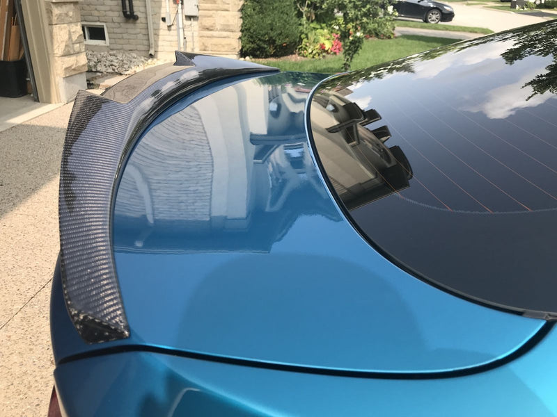 2014-2019 BMW F36 4 Series Gran Coupé Trunk Spoiler V Style (Carbon Fiber)