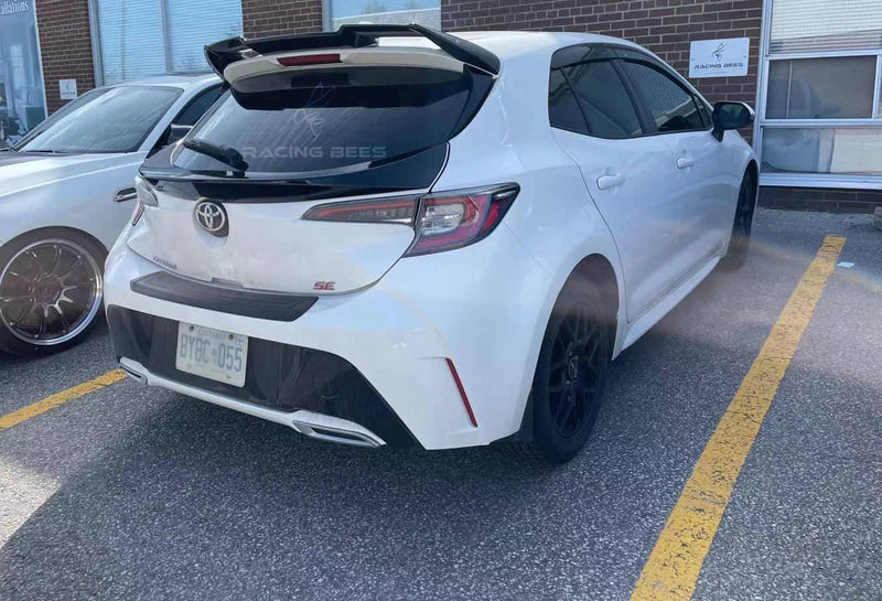 2019+ Toyota Corolla Hatchback OEM Style Rear Roof Trunk Spoiler (Black)