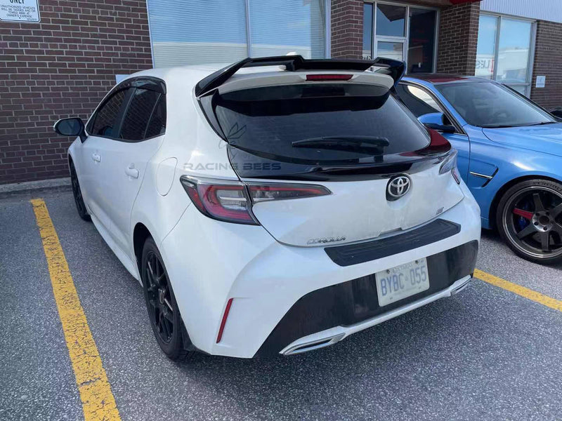 2019+ Toyota Corolla Hatchback OEM Style Rear Roof Trunk Spoiler (Black)