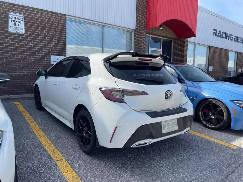 2019+ Toyota Corolla Hatchback OEM Style Rear Roof Trunk Spoiler (Black)