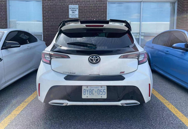 2019+ Toyota Corolla Hatchback OEM Style Rear Roof Trunk Spoiler (Black)