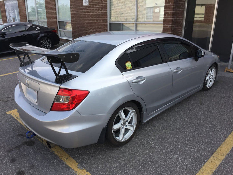 2013-2015 Honda Civic Sedan JS Style Trunk Spoiler (Carbon Fiber)