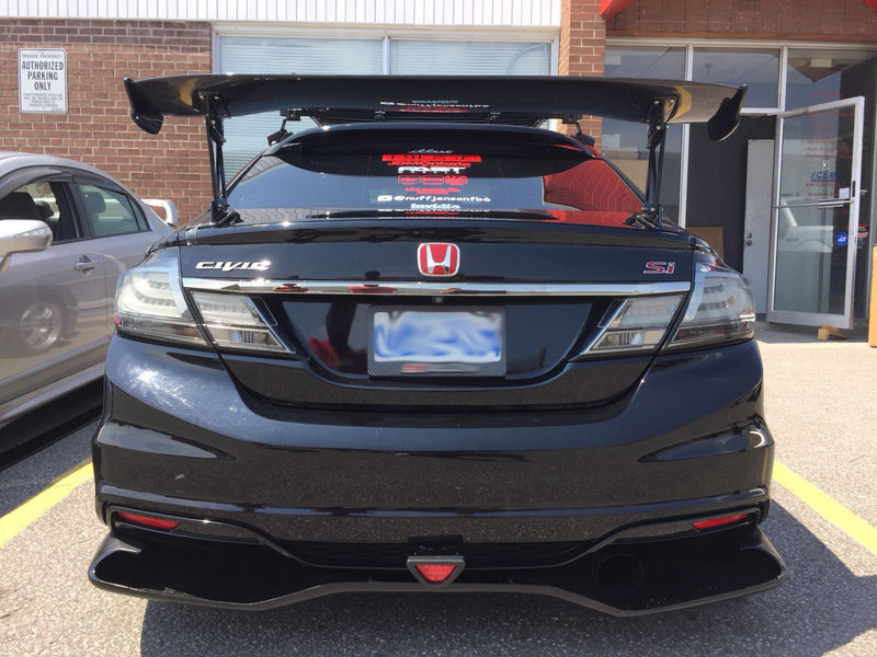 2013-2015 Honda Civic Sedan JS Style Trunk Spoiler (Carbon Fiber)