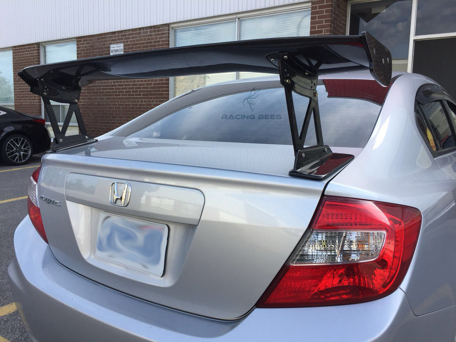 2013-2015 Honda Civic Sedan JS Style Trunk Spoiler (Carbon Fiber)
