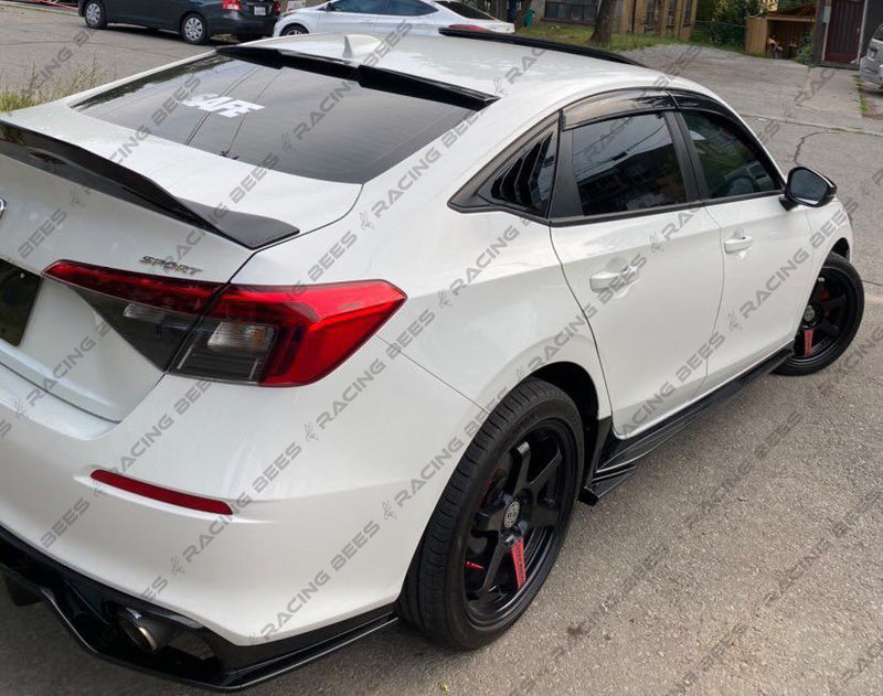 2022+ Honda Civic Sedan V Style Roof Spoiler (Black)