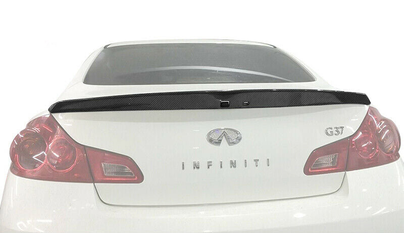 2009-2013 Infiniti G37 Sedan J Style Trunk Spoiler (Carbon Fiber)
