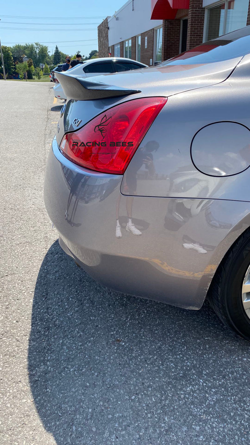 2009-2013 Infiniti G37 Coupe Duckbill Style Trunk Spoiler (Carbon Fiber)