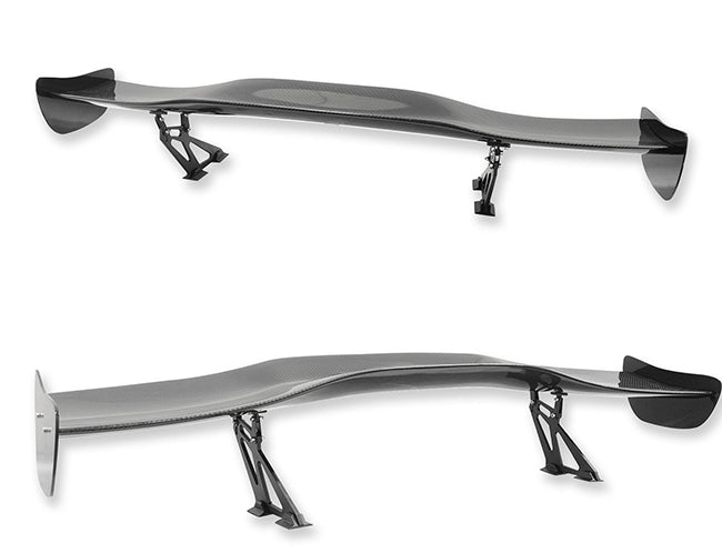 57 Inch Universal 3D GT Style Trunk Spoiler Wing Carbon Fiber (Version 1)