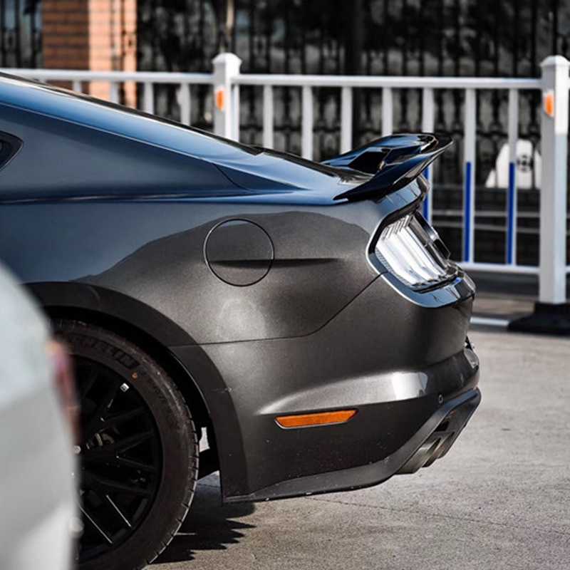 2015-2023 Ford Mustang Rear Trunk Spoiler GT500 Style (Black)