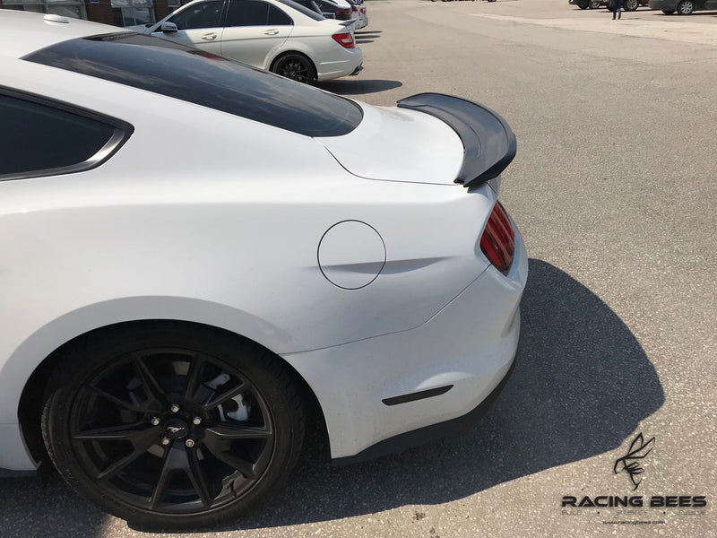 2015-2023 Ford Mustang Rear Trunk Spoiler Track Pack Style (Black)
