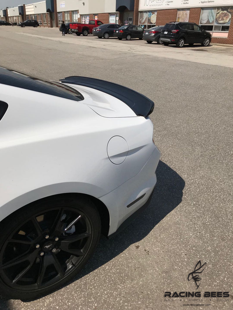 2015-2023 Ford Mustang Rear Trunk Spoiler Track Pack Style (Black)