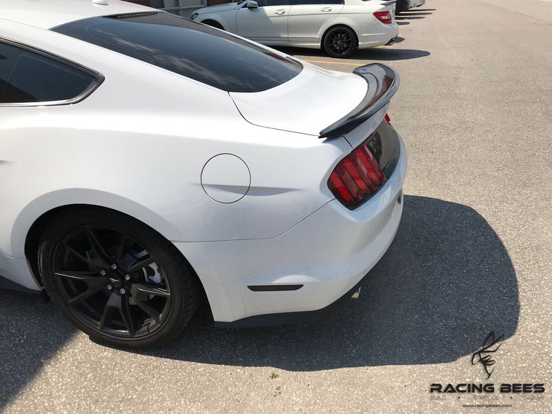 2015-2023 Ford Mustang Rear Trunk Spoiler Track Pack Style (Black)