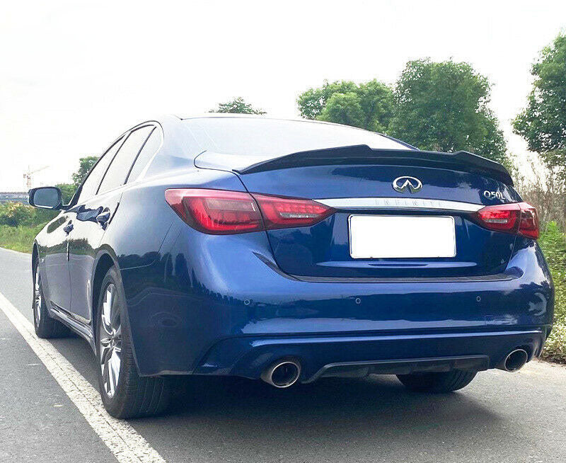 2014-2023 Infiniti Q50 PSM Style Trunk Spoiler (Carbon Fiber)