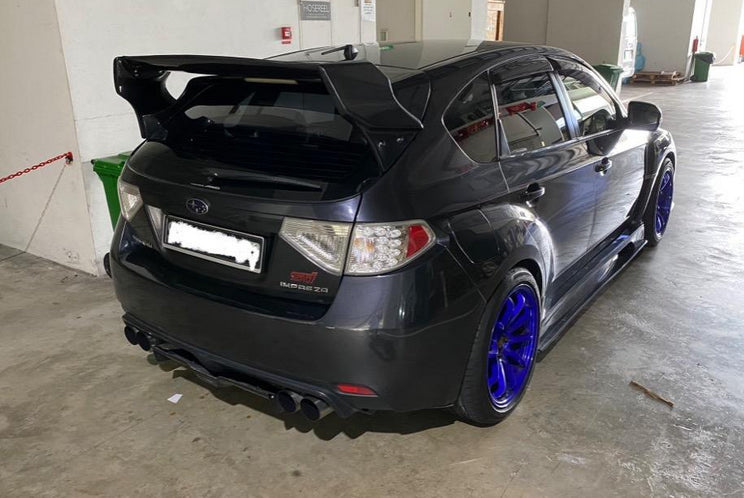 2008-2014 Subaru Impreza WRX/STI Hatchback VR Style Trunk Spoiler (Carbon Fiber Center)