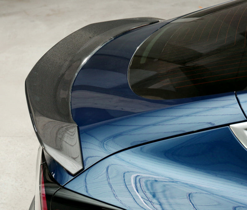 2017-2020 Tesla Model 3 V Style Rear Trunk Spoiler (Carbon Fiber)