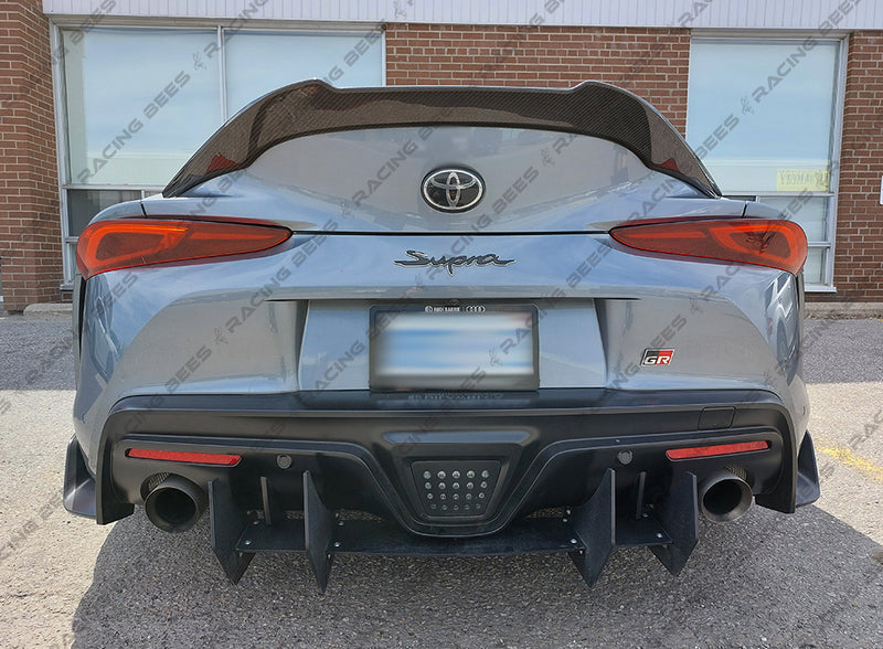 2020+ Toyota Supra A90 Trunk Spoiler V Style (Carbon Fiber)