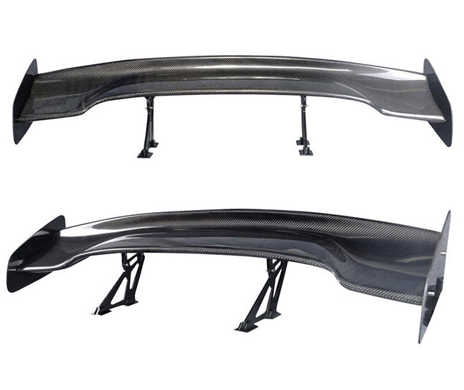 57 Inch Universal 3D GT Style Trunk Spoiler Wing Carbon Fiber (Version 3)