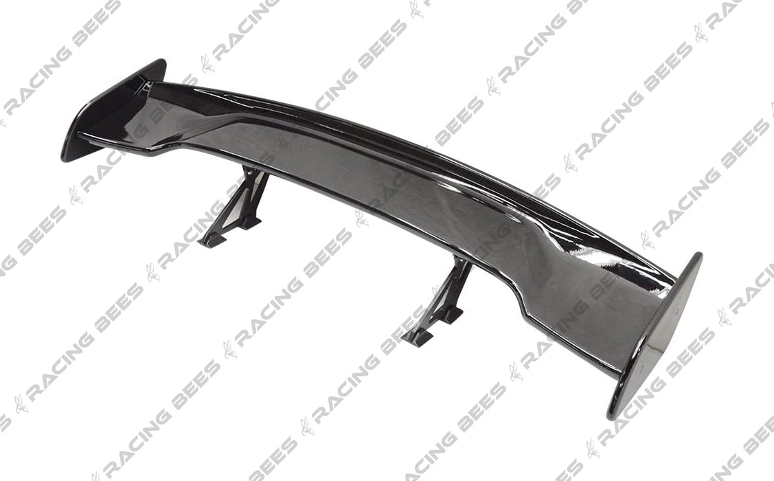 57 Inch Universal 3D GT Style Trunk Spoiler Wing Gloss Black (Version 3)