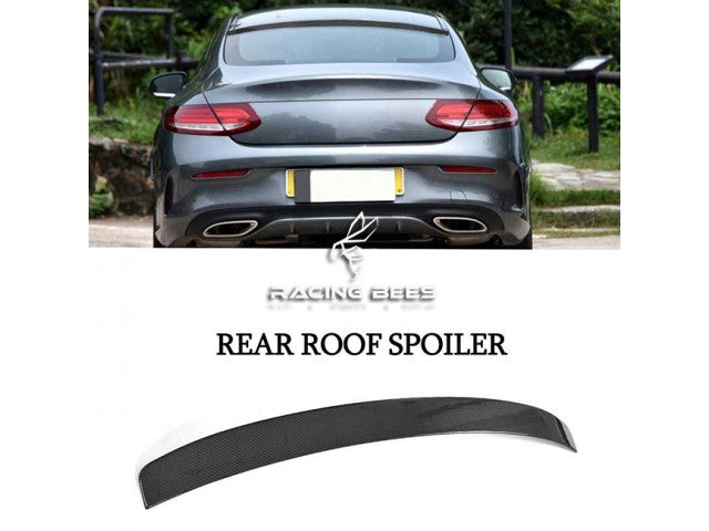2015-2020 Mercedes-Benz C Class Coupe OEM Style Rear Roof Spoiler (Carbon Fiber)