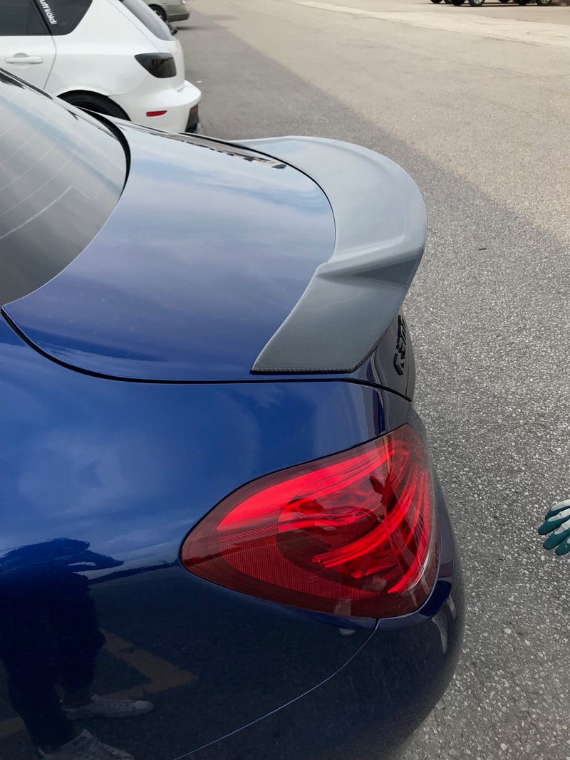 2015-2021 Mercedes-Benz C Class Sedan R Style Trunk Spoiler (Carbon Fiber)