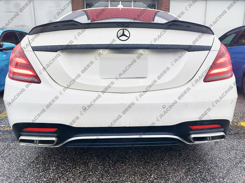 2014-2019 Mercedes-Benz S Class V Style Trunk Spoiler (Carbon Fiber)