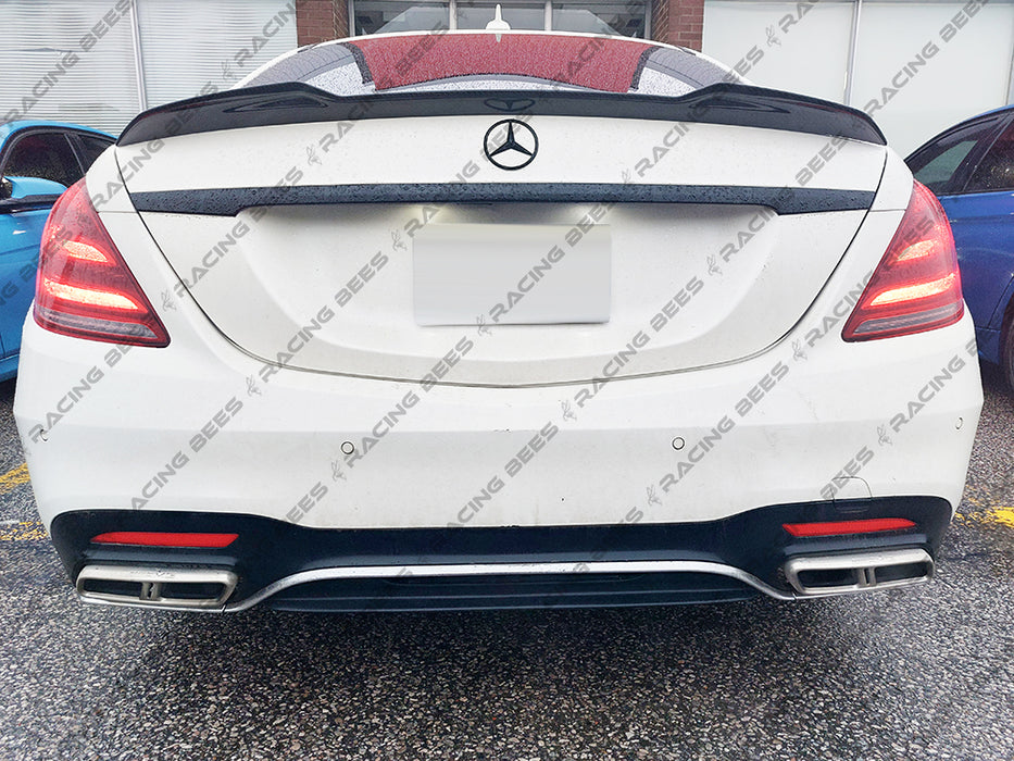 2014-2019 Mercedes-Benz S Class V Style Trunk Spoiler (Carbon Fiber)