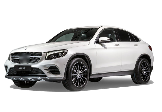 2017-2022 Mercedes-Benz GLC Class Coupe V Style Trunk Spoiler (Carbon Fiber)
