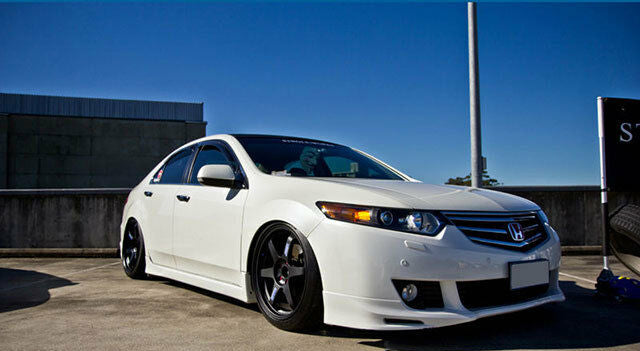 2009-2010 Acura TSX JDM Style Front Bumper Lip