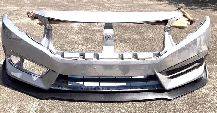 2016-2018 Honda Civic CTR Style Front Bumper Lip