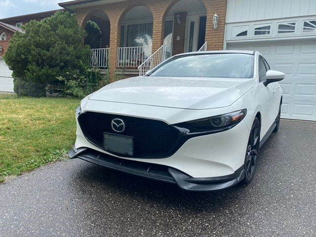 2019+ Mazda 3 Hatchback T Style Front Bumper Lip