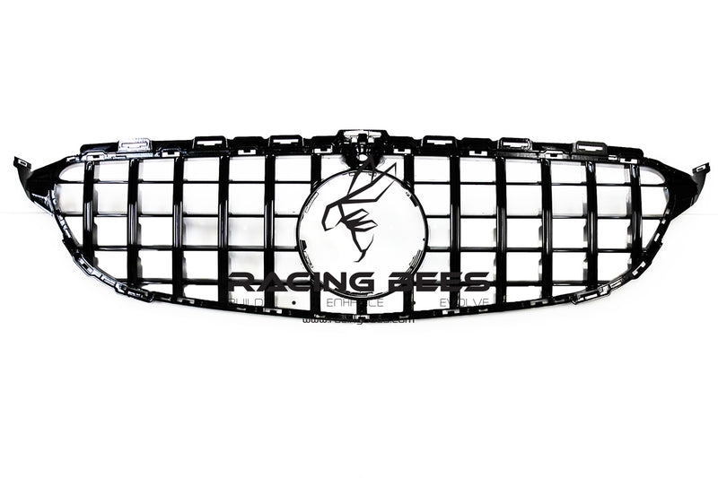 2015-2018 Mercedes-Benz C Class GT Style Front Grille (Black)