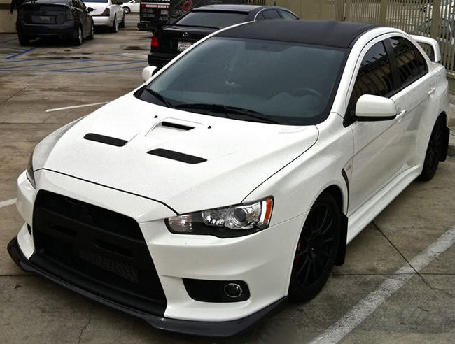2008-2015 Mitsubishi Evolution 10 RA Style front bumper lip
