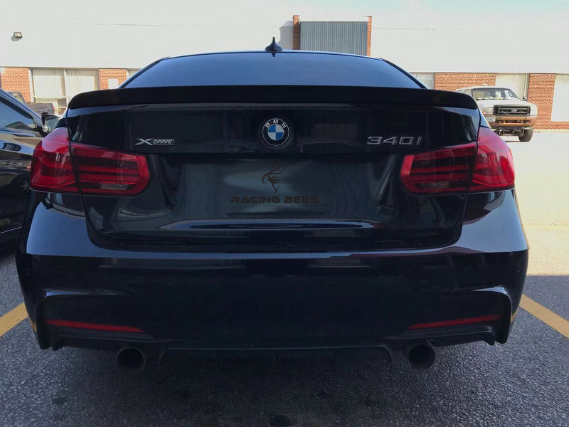 2012-2018 BMW F30/F80 3 Series/M3 Trunk Spoiler 3D Style (Carbon Fiber)